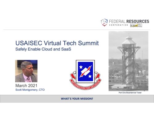 USAISEC Virtual Tech Day - Federal Resources